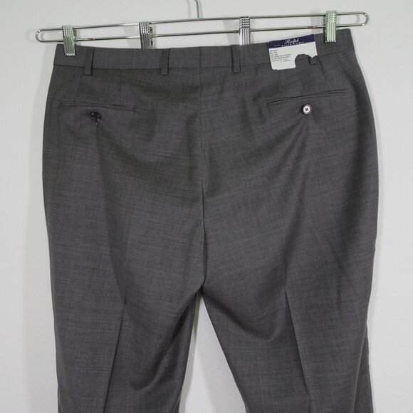 Ralph Lauren Dress Pants Men's Size 38x36 Gray Unfinished Hem READ DESCRIPTION - Picture 6 of 7